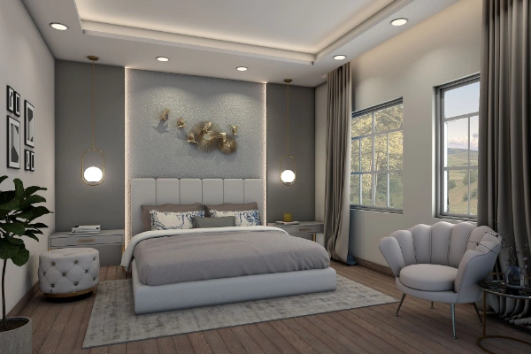 Modern classic bedroom interiors for luxury living